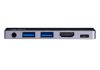 ATEN UH3238 USB-C Travel Dock with Power Pass-Through