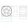Arctic S4028-6K 40mm Server Fan (5db/cs)