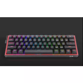   Redragon Fizz Pro black, wired&2.4G&BT Mechanical Keyboard, RGB, brown switch Black HU