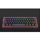 Redragon Fizz Pro black, wired&2.4G&BT mechanical Keyboard, RGB, blue switch Black HU