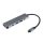 FIXED USB-C 5 az 1-ben HUB, 2 x USB 3.2 , 1 x 4K HDMI, 1 x USB-C Power Delivery támogatással és 1 x USB-C 3.2 Gen1