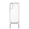 FIXED Pure Neck nyakba akasztahtó TPU gél tok  Samsung Galaxy A35 5G Pink FIXPUN-1262-PI