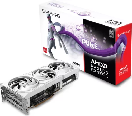 Sapphire Radeon RX9070 16GB DDR6 Pure Gaming OC