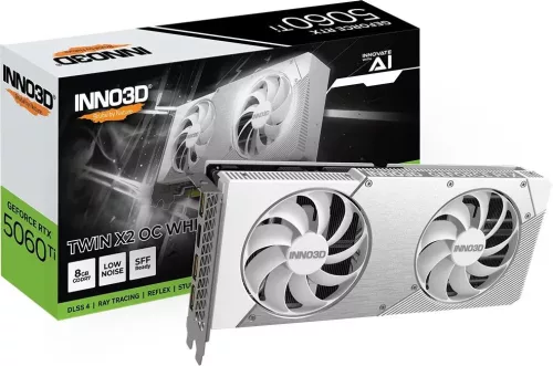 Inno3D GeForce RTX5060 Ti 8GB DDR7 Twin X2 OC White