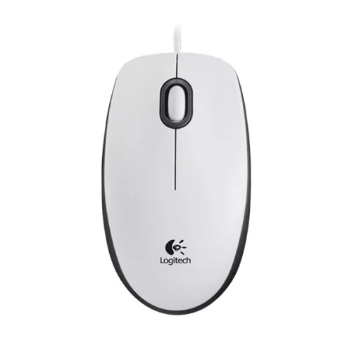 LOGITECH Egér - M100 Vezetékes Optikai, Fehér