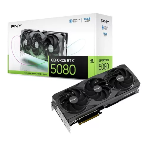 PNY GeForce RTX5080 16GB DDR7 Triple Fan