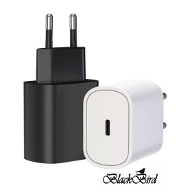 BLACKBIRD Hálózati Adapter 20W T127 USB-C Kivitel, Fehér