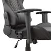 WHITE SHARK THUNDERBOLT RGB gamer szék fekete/piros varrás