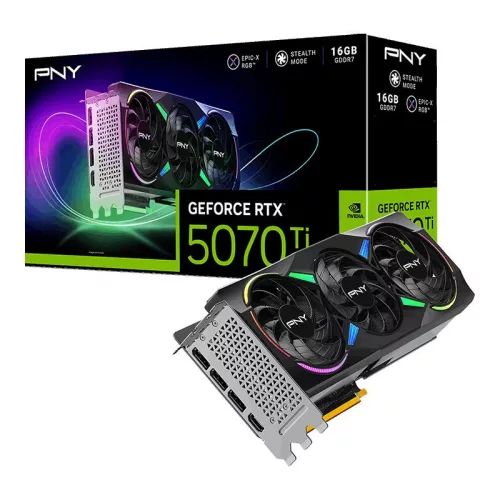PNY GeForce RTX5070TI 16GB Gaming Triple Fan ARGB