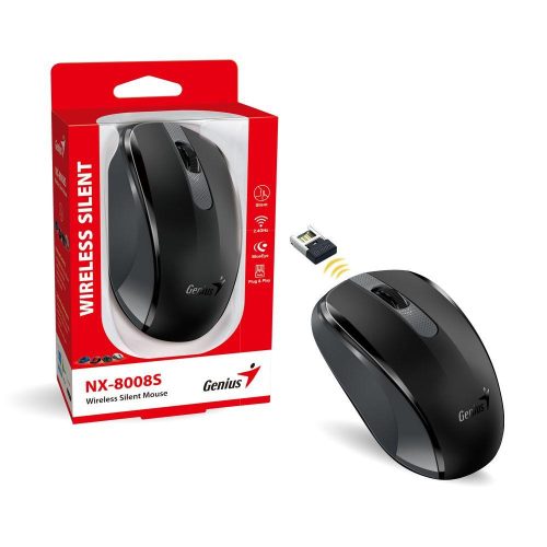 Genius NX-8008S Wireless Silent mouse Black