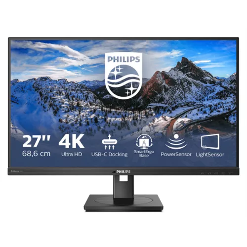 PHILIPS IPS monitor 27" 279P1, 3840x2160, 16:9, 350cd/m2, 4ms, USB-C(+dokkoló)/4xUSB/LAN/DP/2xHDMI, hangszóró