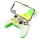 RiotPWR™ ESL Gaming Controller for iOS (White/Green)