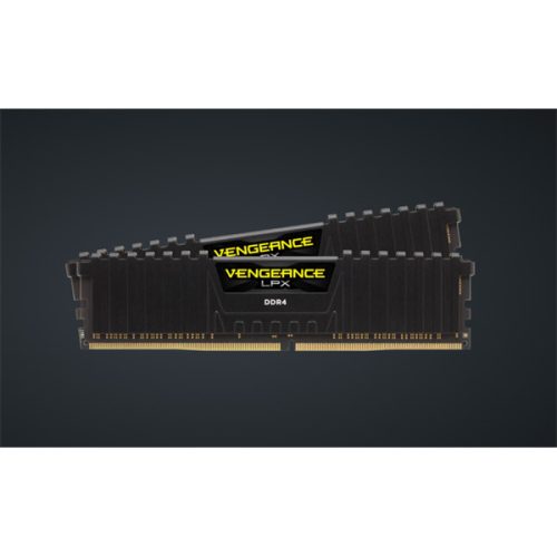 CORSAIR Memória VENGEANCE DDR4 16GB 3200MHz C16 LPX (Kit of 2), fekete