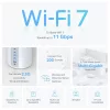 TP-LINK Wireless Mesh Networking system BE9300 Wi-Fi 7 DECO BE65(3-PACK)