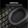 CORSAIR Vezetékes Headset, HS55 Gaming, Ultrakönnyű, Jack dugós, fekete