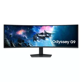   SAMSUNG Ívelt Gaming 240Hz VA monitor 49" G9 G95C, 5120x1440 DQHD 2K, 32:9, 450cd/m2, 1ms, HDMI,DP/USB