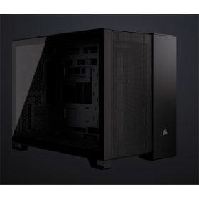   CORSAIR Ház Micro-ATX 2500D AIRFLOW, Tápegység nélkül, Edzett Üveg, fekete