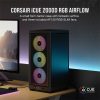 CORSAIR Ház Mini-ITX 2000D RGB AIRFLOW, SFX Tápegység nélkül, fekete
