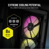 CORSAIR Ház Mini-ITX 2000D RGB AIRFLOW, SFX Tápegység nélkül, fekete