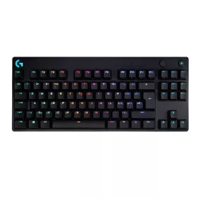   LOGITECH Billentyűzet - G Pro Lightspeed RGB Mechanikus Gaming Vezetékes TKL HUN, Fekete (Gravírozott)