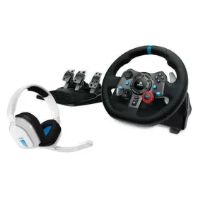   LOGITECH Játékvezérlő - G29 Driving Force Racing Kormány PS3/PS4/PS5/PC + Astro A10 Gaming headset, fehér