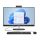 HP AIO 27-cr0010nn 27" FHD AG IPS 300d, Core i3-N300 2.4GHz, 8GB, 512GB SSD, fekete