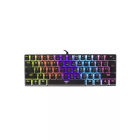   WHITE SHARK GK-2202-2B/R-US ASHIKO-2/B/R-US fekete mech. bill. angol, 61 piros kapcs