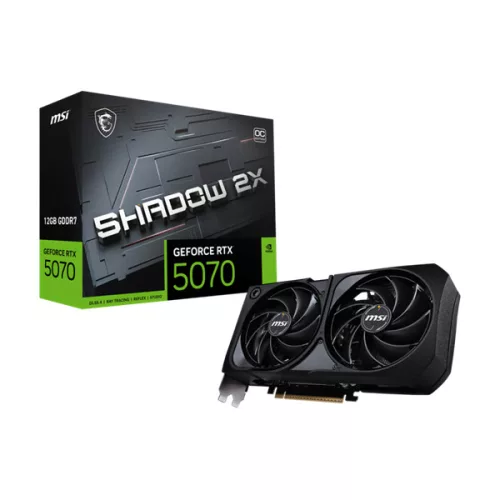 MSI Videokártya PCI-Ex16x nVIDIA RTX 5070 SHADOW 3X 12GB DDR7 OC BULK