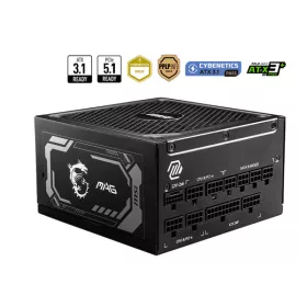 MSI Tápegység 1000W 80+ Gold moduláris, Gen 5.0