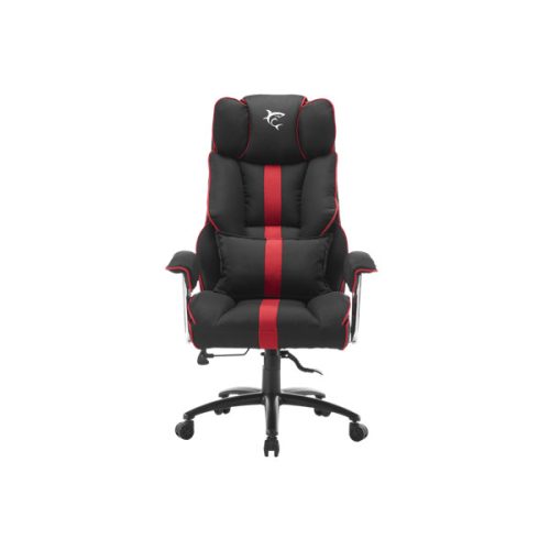 WHITE SHARK WS LE MANS LE MANS fekete/piros gamer szék, puha nyak, fej és hát párnák, lélegző felület, 120 kg-ig