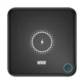   NEWELL GP12 vezeték powerbank, 24.000 mAh, 8 adapter, LED kijelző, vezeték nélküli töltés,