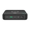 NEWELL GP12 vezeték powerbank, 24.000 mAh, 8 adapter, LED kijelző, vezeték nélküli töltés,