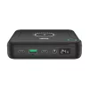 NEWELL GP12 vezeték powerbank, 24.000 mAh, 8 adapter, LED kijelző, vezeték nélküli töltés,