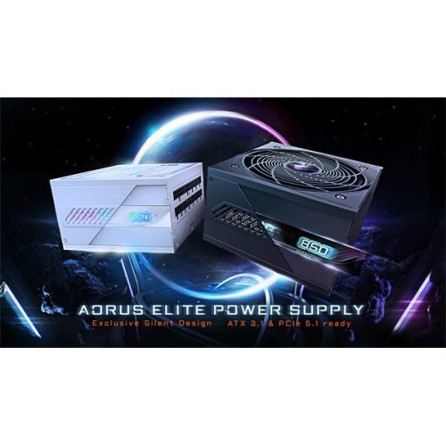 GIGABYTE Tápegység AORUS ELITE 850W 80+ Platinum moduláris Gen 5.0