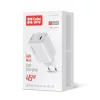 COLORWAY AC töltő GaN Mini CW-CHS057PD-WT 45W PD port PPS USB-C fehér