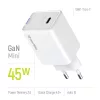 COLORWAY AC töltő GaN Mini CW-CHS057PD-WT 45W PD port PPS USB-C fehér