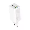 COLORWAY AC töltő GaN Mini CW-CHS058PD-WT 65W PD port PPS USB (USB-2C1A) fehér