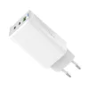 COLORWAY AC töltő GaN Mini CW-CHS058PD-WT 65W PD port PPS USB (USB-2C1A) fehér