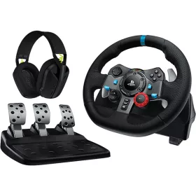   LOGITECH Játékvezérlő - G29 Driving Force Racing Kormány PS3/PS4/PS5/PC +  G435 Vezeték nélküli Gaming headset, fekete