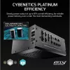 CORSAIR Tápegység Moduláris, iCUE LINK HXi SHIFT Series HX1500i SHIFT, 1500W, Cybenetics Platinum