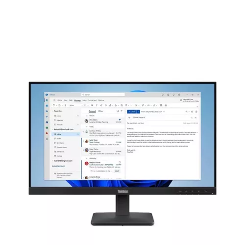 LENOVO Monitor - ThinkVision S24-4e, 23.8" FHD 1920x1080 IPS, 16:9, 1300:1, 250cd/m2, 4ms, HDMI, VGA