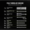 CORSAIR Tápegység Moduláris, RM1200e, 1200W, 14cm, ATX3.1, 80+ Gold