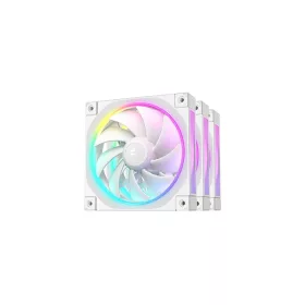   DEEPCOOL Rendszerhűtő Ventilátor FL12 3IN1, ARGB, 12cm, fehér (3 darab/csomag)