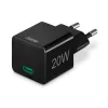 HAMA 201984, UNIVERZÁLIS HÁLÓZATI USB TYPE-C TÖLTŐ MINI "PD", FEKETE 20W