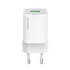 COLORWAY AC töltő adapter, CW-CHS062PD-WT GaN Mini 20W PD Port PPS USB (Type-C PD + USB QC4.0)