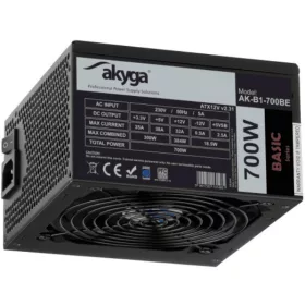 Akyga Basic 700W BLACK EDITION tápegység - AK-B1-700BE