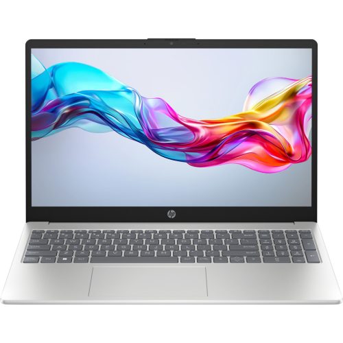 HP Laptop 15-fd0051nh Core i5-1334U 15.6inch FHD 16GB DDR4 512GB PCIe Intel Iris Xe FreeDOS, billentyűzet világítás Ezüst; 3év garancia; AY7G4EA
