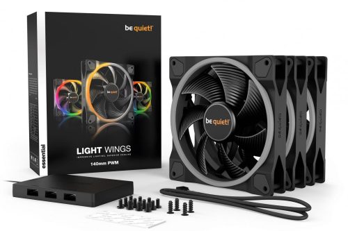 Be quiet! LIGHT WINGS 140mm PWM Triple-Pack