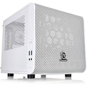   Thermaltake Core V1 Snow Edition táp nélküli Mini-ITX számítógépház fehér