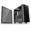 Thermaltake View 21 Tempered Glass Edition táp nélküli ablakos Mid Tower számítógépház fekete